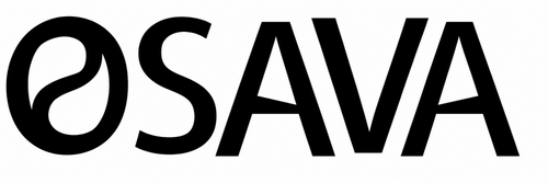 Black 'OSAVA' logo on a white background